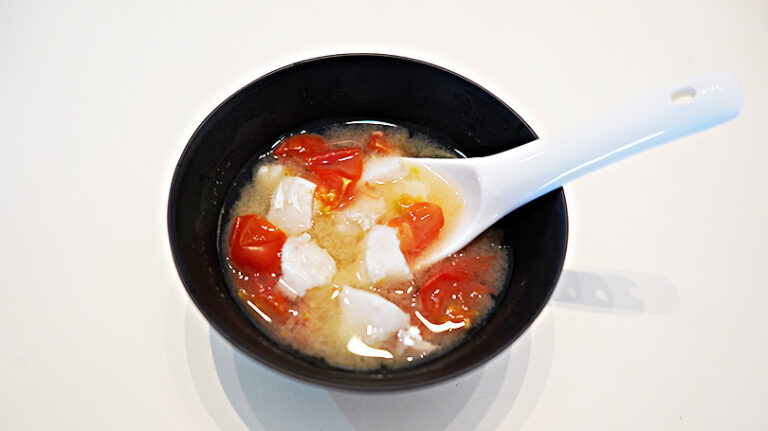 トマトと鱈のスープ